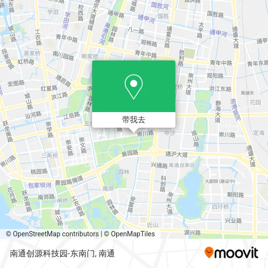 南通创源科技园-东南门地图