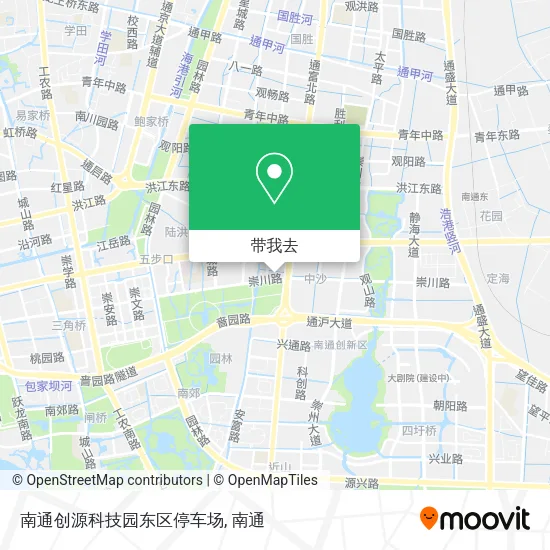 南通创源科技园东区停车场地图