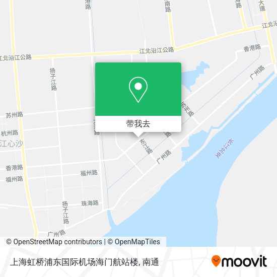 上海虹桥浦东国际机场海门航站楼地图