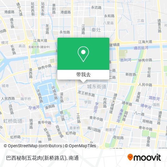 巴西秘制五花肉(新桥路店)地图