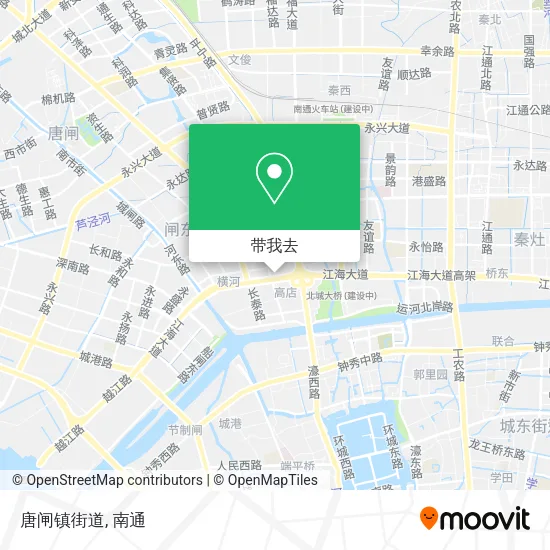 唐闸镇街道地图