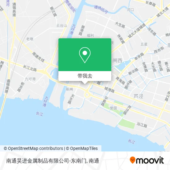 南通昊进金属制品有限公司-东南门地图