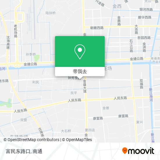 富民东路口地图