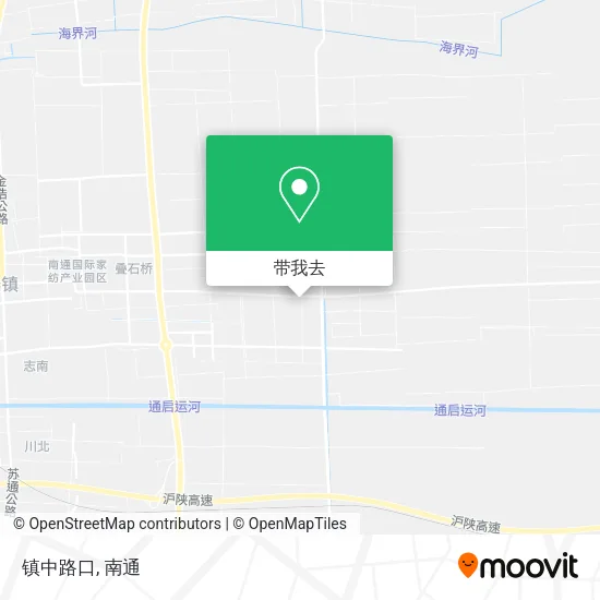 镇中路口地图
