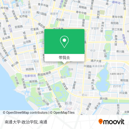 南通大学-政治学院地图