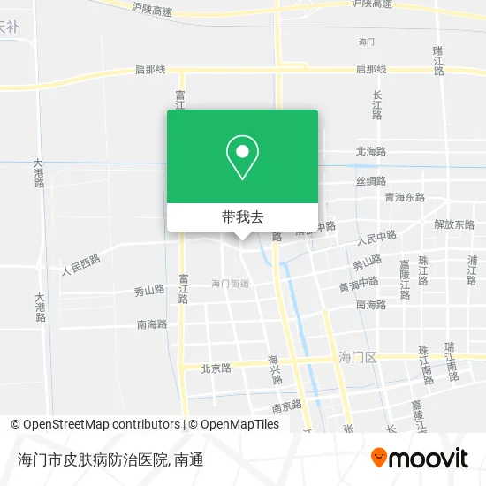 海门市皮肤病防治医院地图