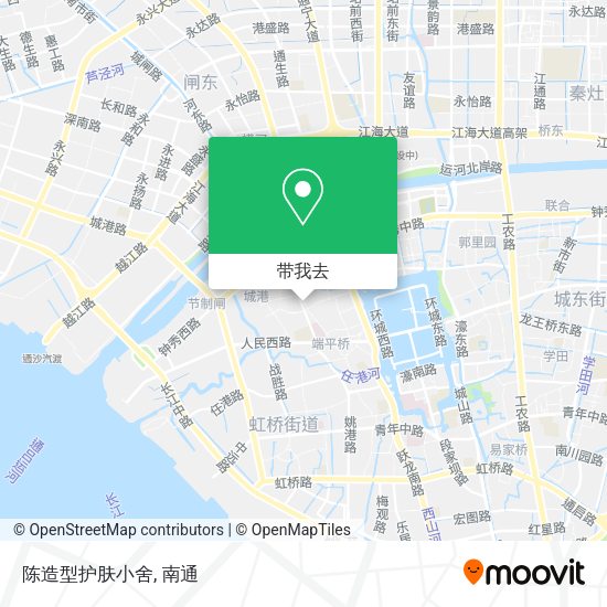 陈造型护肤小舍地图