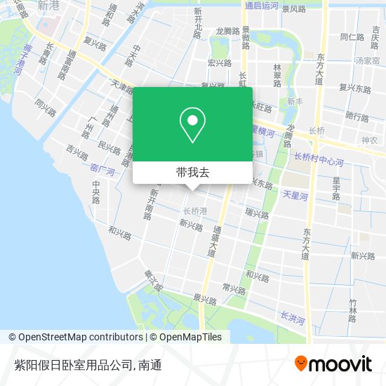 紫阳假日卧室用品公司地图