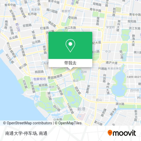 南通大学-停车场地图
