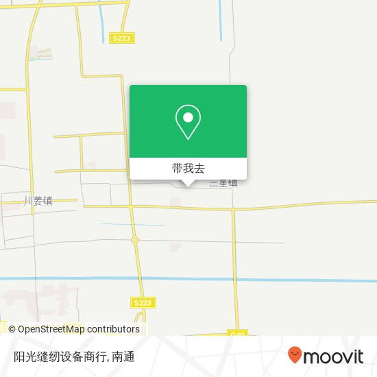 阳光缝纫设备商行地图