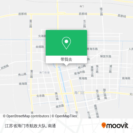 江苏省海门市航政大队地图