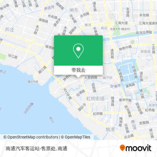 南通汽车客运站-售票处地图