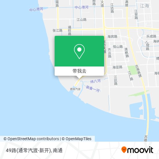 49路(通常汽渡-新开)地图