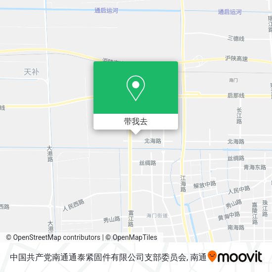 中国共产党南通通泰紧固件有限公司支部委员会地图