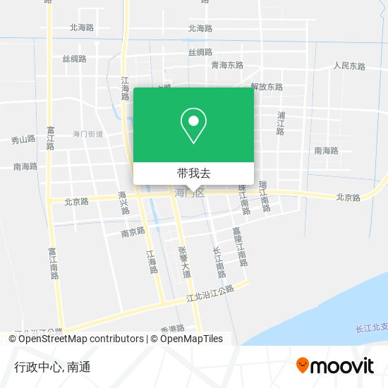 行政中心地图