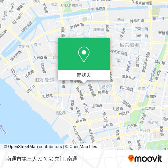 南通市第三人民医院-东门地图