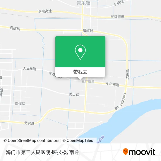 海门市第二人民医院-医技楼地图