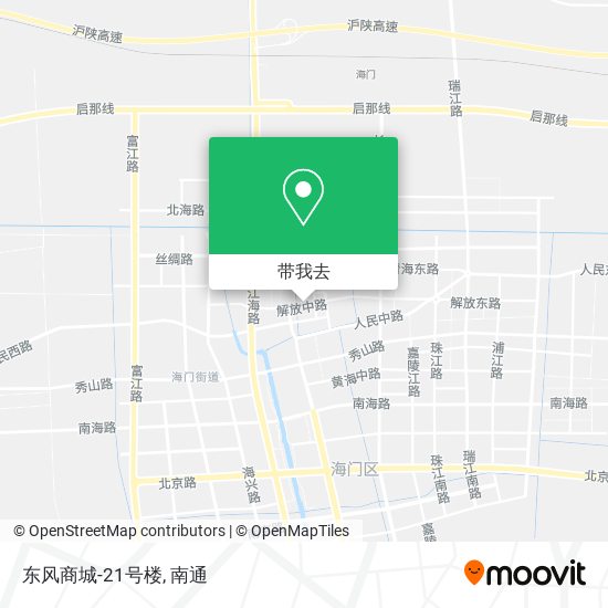 东风商城-21号楼地图