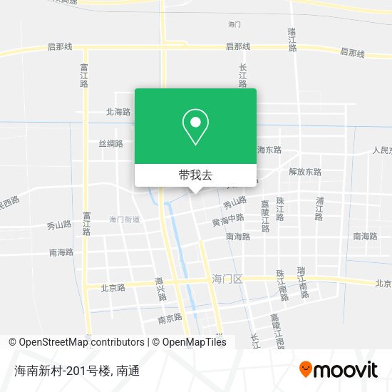 海南新村-201号楼地图