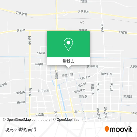现充羽绒被地图
