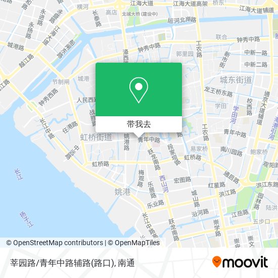 莘园路/青年中路辅路(路口)地图