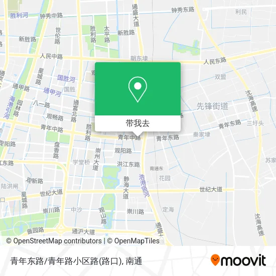 青年东路/青年路小区路(路口)地图