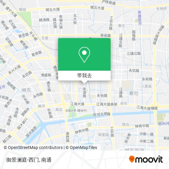 御景澜庭-西门地图