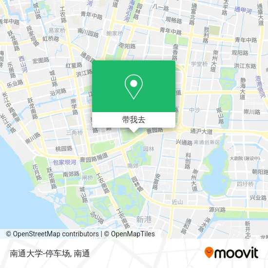 南通大学-停车场地图