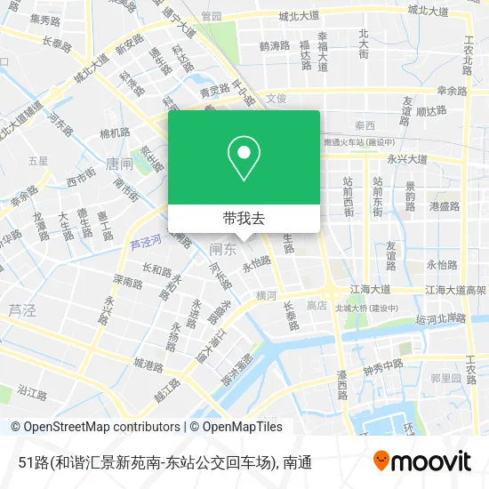 51路(和谐汇景新苑南-东站公交回车场)地图