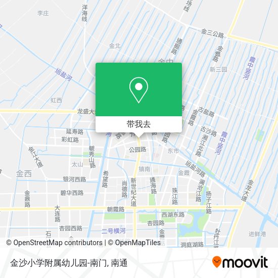 金沙小学附属幼儿园-南门地图