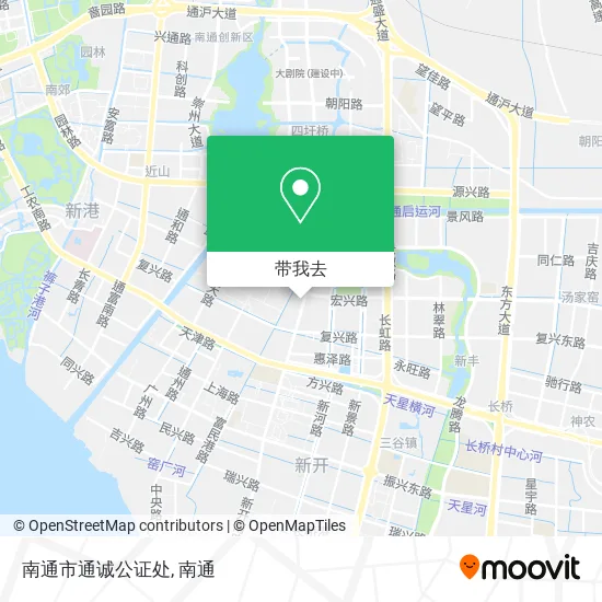 南通市通诚公证处地图