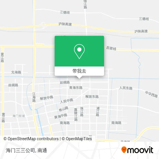 海门三三公司地图