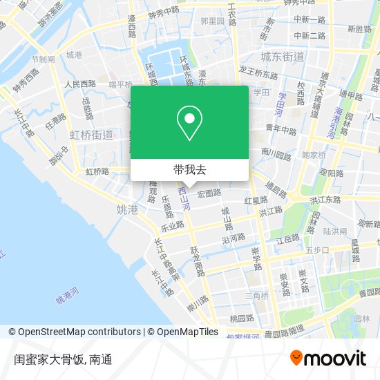 闺蜜家大骨饭地图