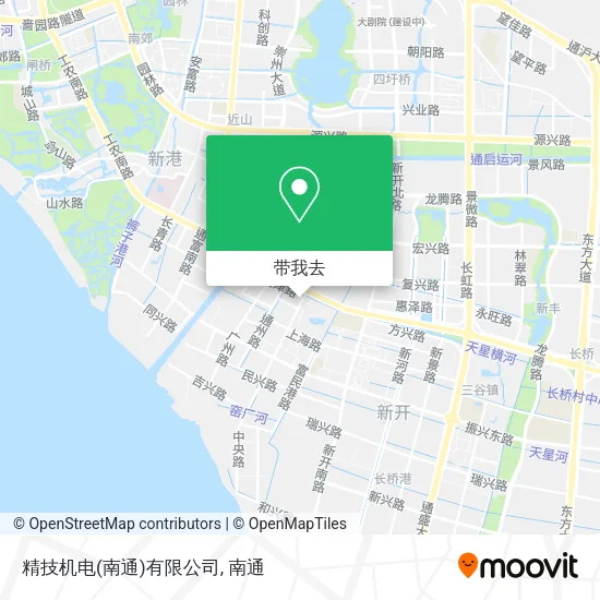 精技机电(南通)有限公司地图