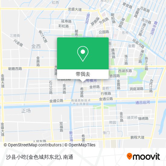 沙县小吃(金色城邦东北)地图