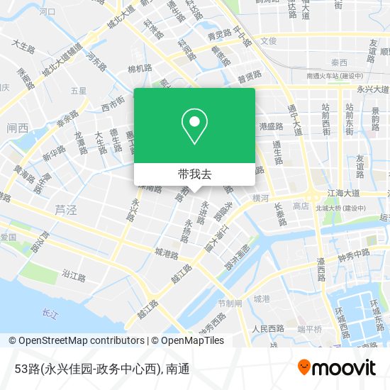 53路(永兴佳园-政务中心西)地图