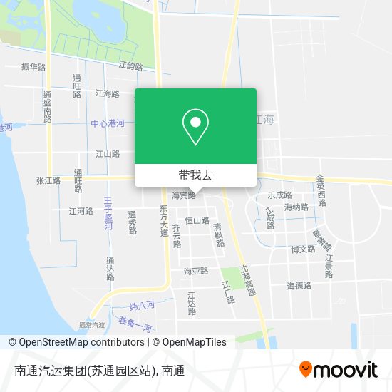 南通汽运集团(苏通园区站)地图
