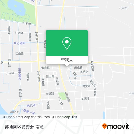 苏通园区管委会地图