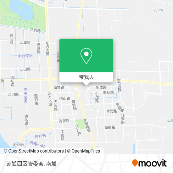苏通园区管委会地图