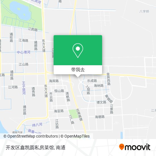 开发区鑫凯圆私房菜馆地图