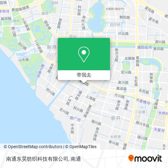 南通东昊纺织科技有限公司地图