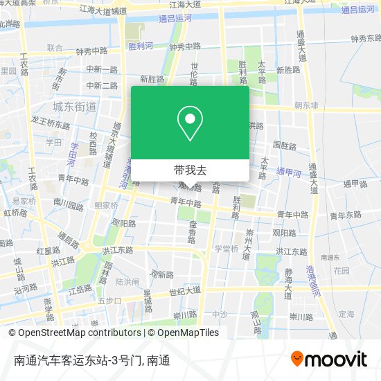 南通汽车客运东站-3号门地图