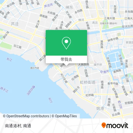 南通港村地图