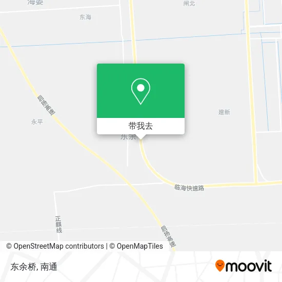 东余桥地图