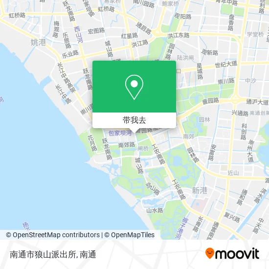 南通市狼山派出所地图
