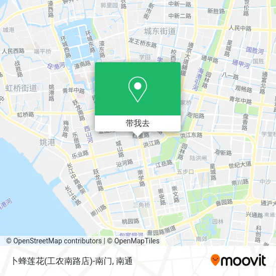 卜蜂莲花(工农南路店)-南门地图