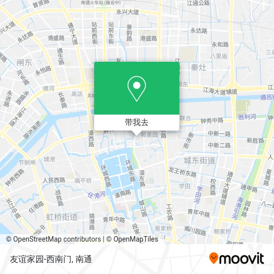 友谊家园-西南门地图