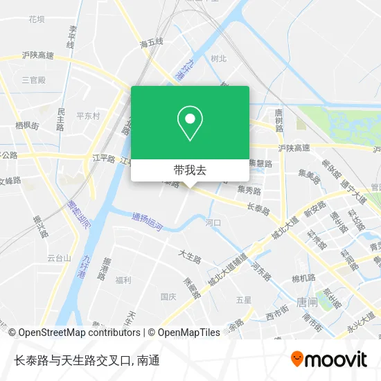 长泰路与天生路交叉口地图