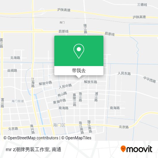 mr z潮牌男装工作室地图