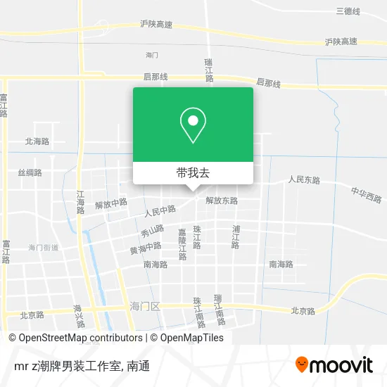 mr z潮牌男装工作室地图